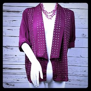 Silver Studded Light Jacket